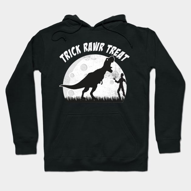 Trick Rawr Treat Hoodie by MZeeDesigns